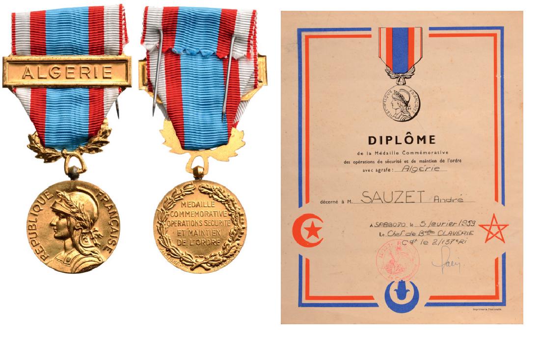 Commemorative Medal for Security Operations to Maintain (1 of 2)