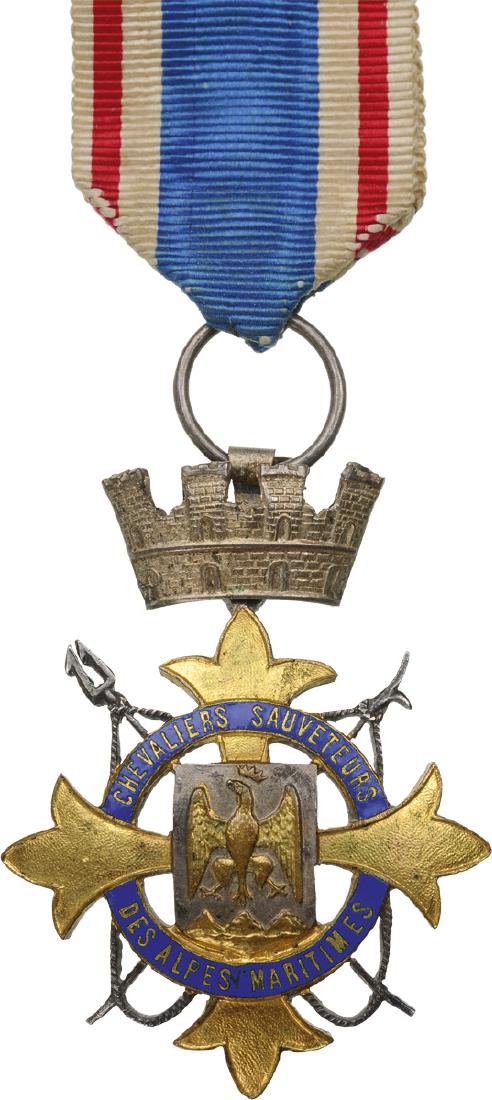 Life Saving Society of the Maritime-Alps Medal (1 of 2)