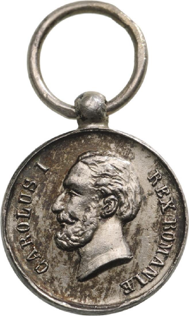 Bene Merenti Medal Miniature, 2nd Model "Rex", 2nd: Breast Badge, 11 mm, Silver, original suspension ring. Very rare! I RR!