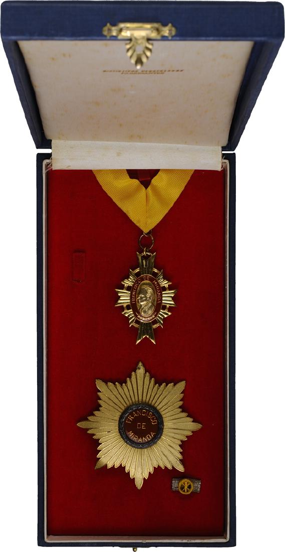 Order of ORDER OF FRANCISCO DE MIRANDA (1 of 6)
