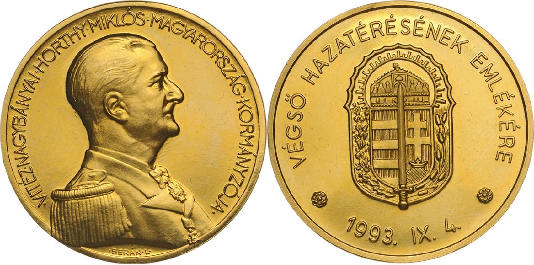 Medal 1993, Bronze gilt (40 mm, 27.3 g) (1 of 1)