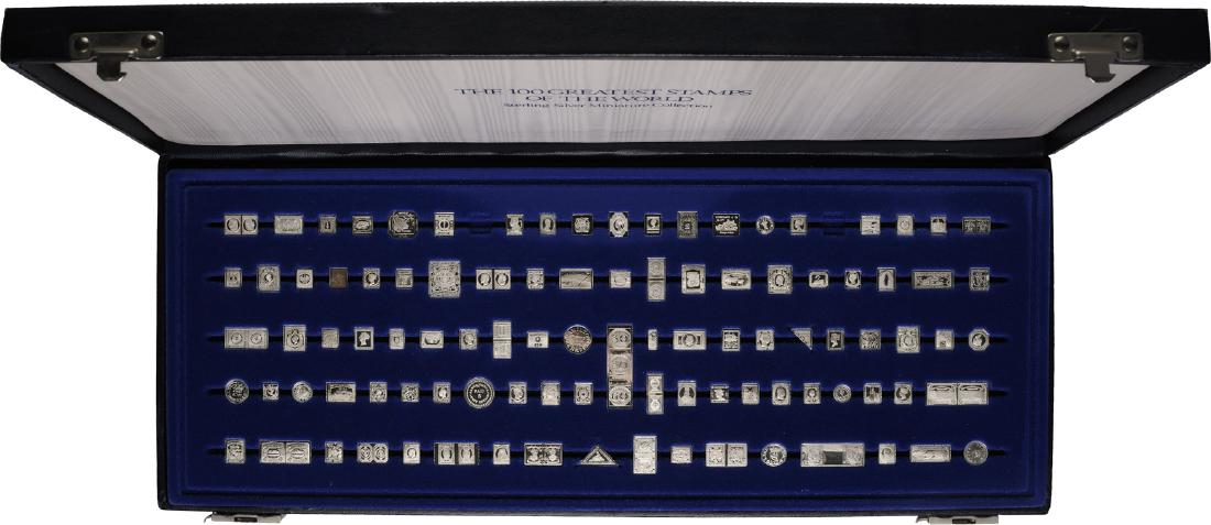 コレクション THE 100 GREATEST STAMPS OF THE WORLD Franklin Mint 
