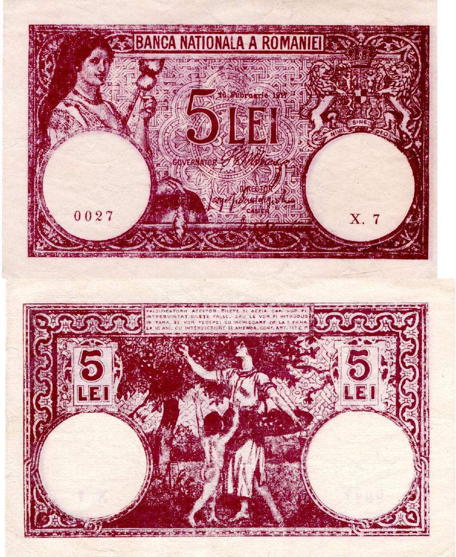 5 Lei (31.7.1914-22.11.1928) dated 16th of February (1 of 1)