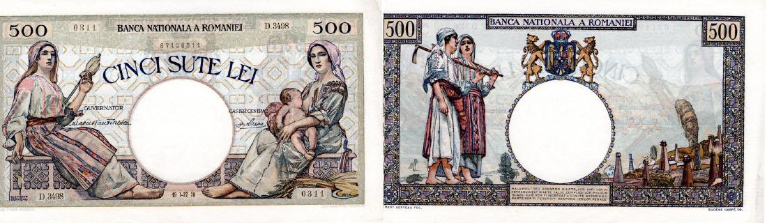 500 Lei (1.10.1925-27.1.1938) dated 19th of January (1 of 1)