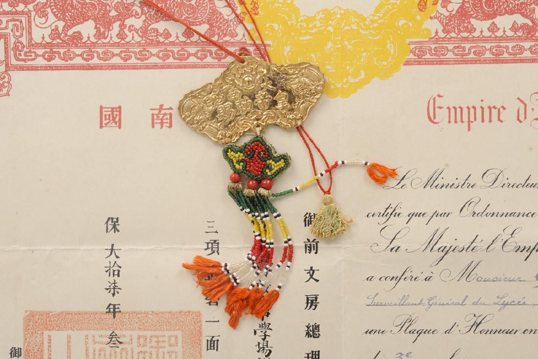 ORDER OF THE KIM KHANH, Emperor Thanh Thai (Emperor (1 of 1)