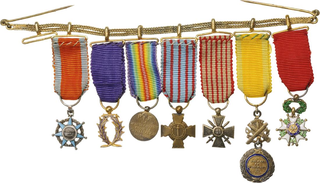 Chain of 7 miniatures, 3rd Republic (1870-1947) (1 of 1)