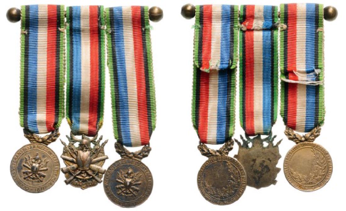 Group of Miniatures for a French Veteran of the 1870-71 (1 of 1)