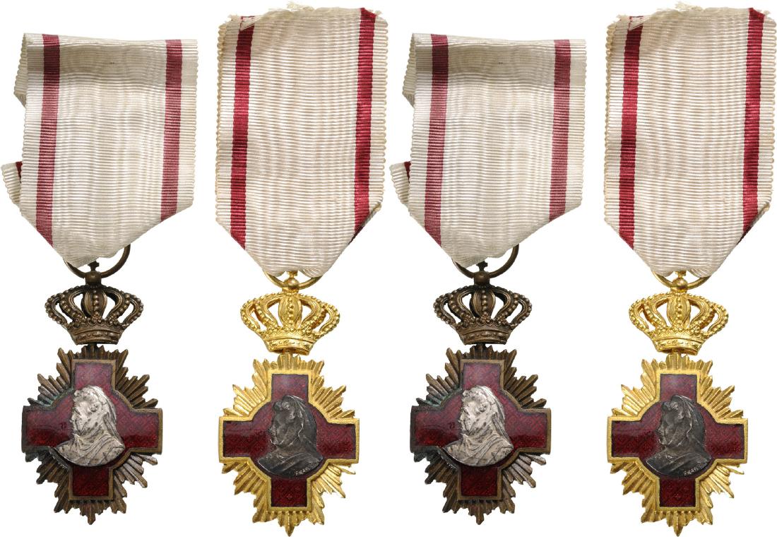 Sanitary Merit Medal, Set 1-3 Classes, signed "Resch", (1 of 1)