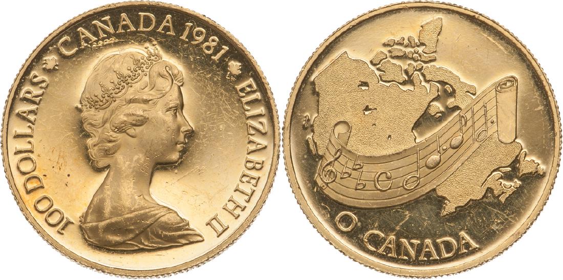 Elizabeth II (1952 - ), 100 Dollars, 1981, National (1 of 1)