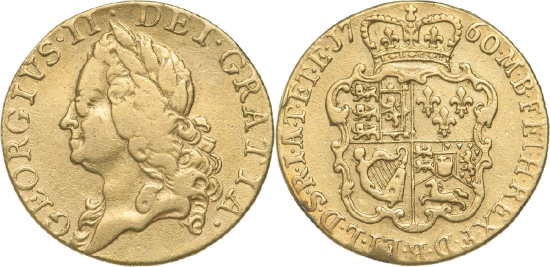 George II (1727-1760), Guinea 1760 (1 of 1)