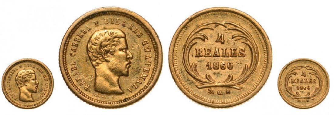 Jose Rafael Carrera Turcios (1844-48 and 1851-65), 4: KM 135. F GUATEMALA