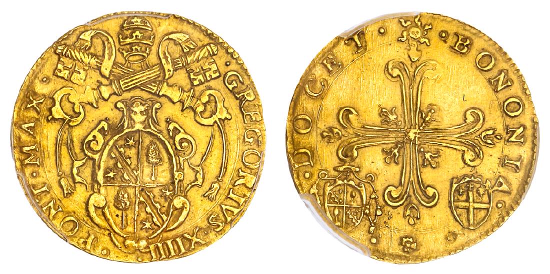 Papal States, Bologna, Gregorio XIV-Nicolo Sfondrati (1 of 1)
