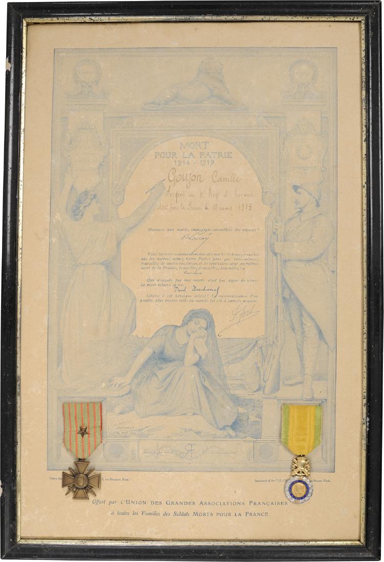 Framed Veteran Group of 2 Decorations (1 of 3)