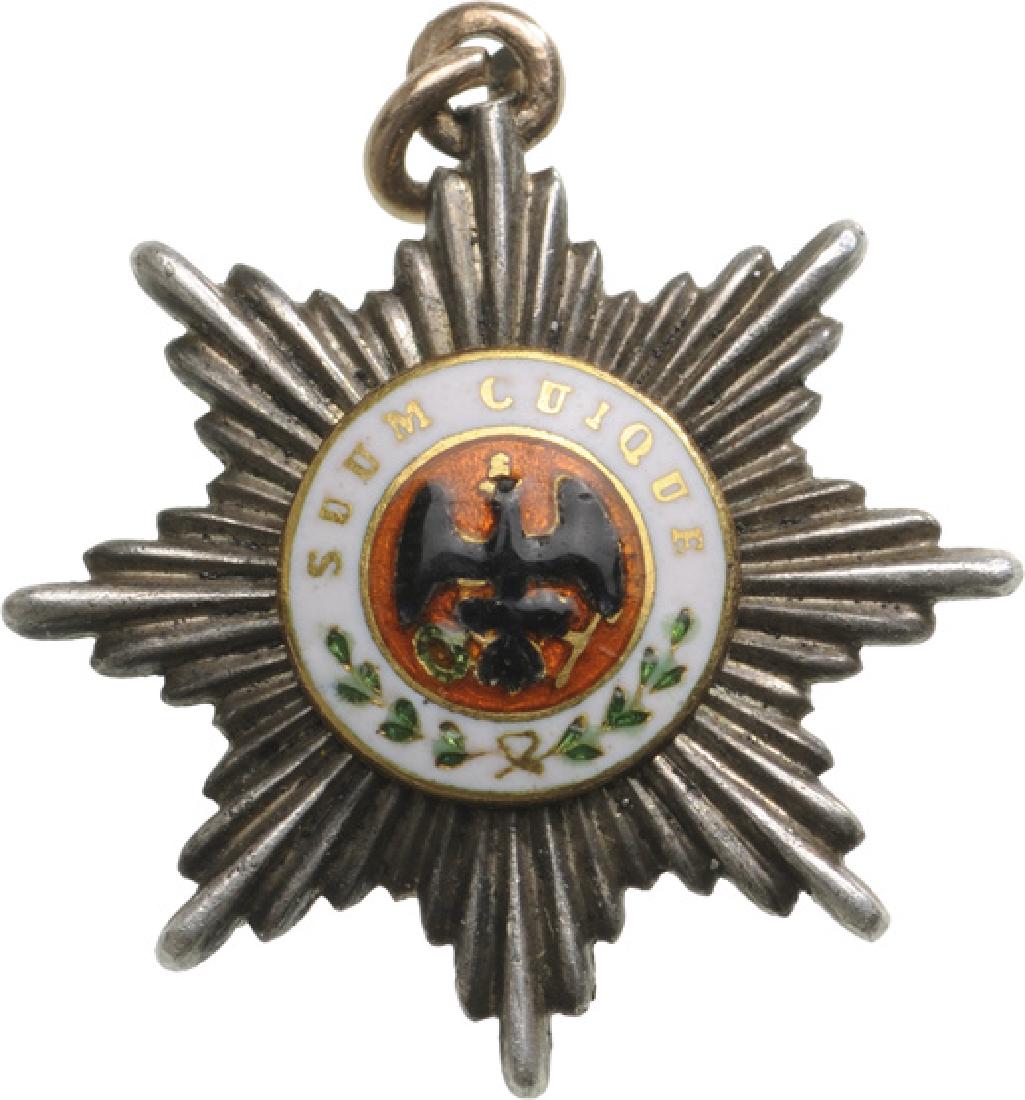 ORDER OF THE BLACK EAGLE, instituted in 1701 (1 of 2)