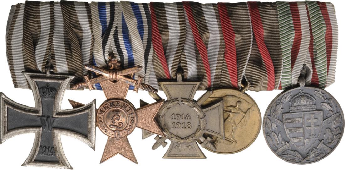 Medal Bar with 5 Decorations (1 of 2)