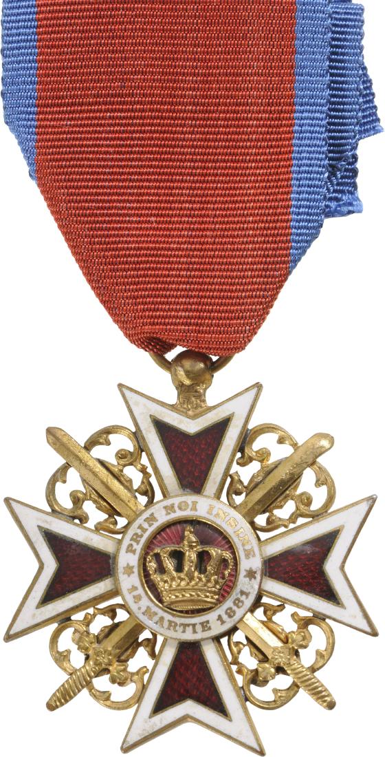ORDER OF THE CROWN OF ROMANIA, 1885 (1 of 2)
