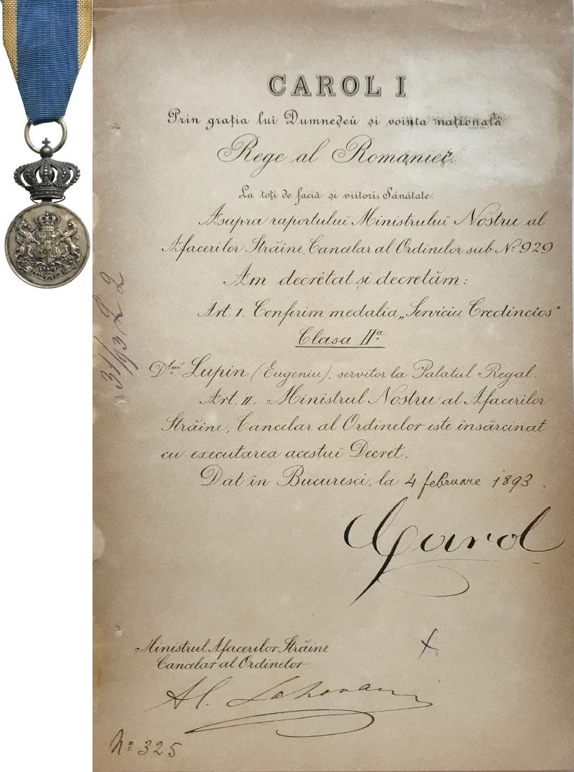 Medal of Faithfull Service, 1st Type, Civil, 2nd Class, (1 of 4)