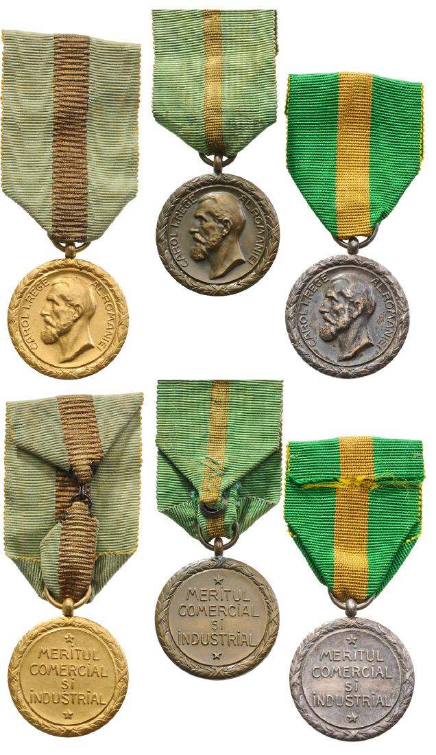 The Commercial and Industrial Merit Medal, Set 1-3 (1 of 1)