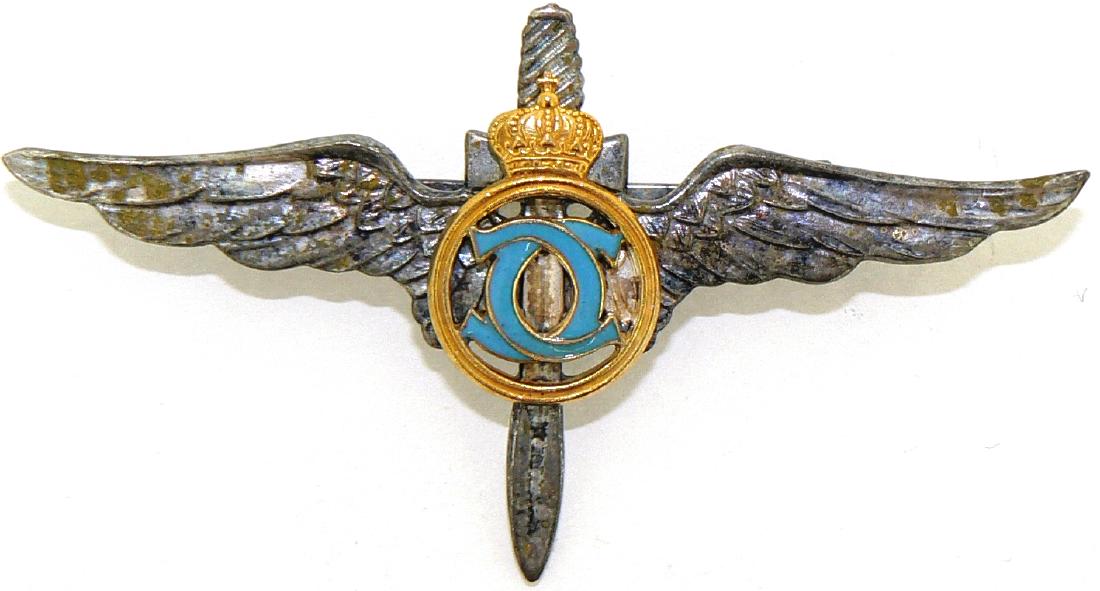 Military Pilot Badge, King Carol II Model, Regency (1 of 1)