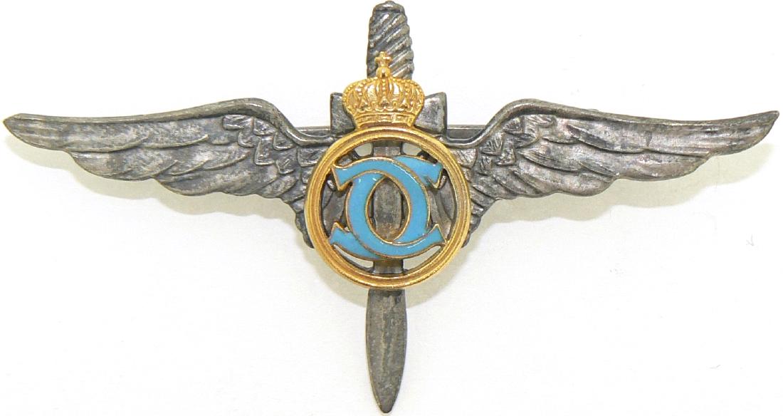 Military Pilot Badge, King Carol II Model, Regency (1 of 1)