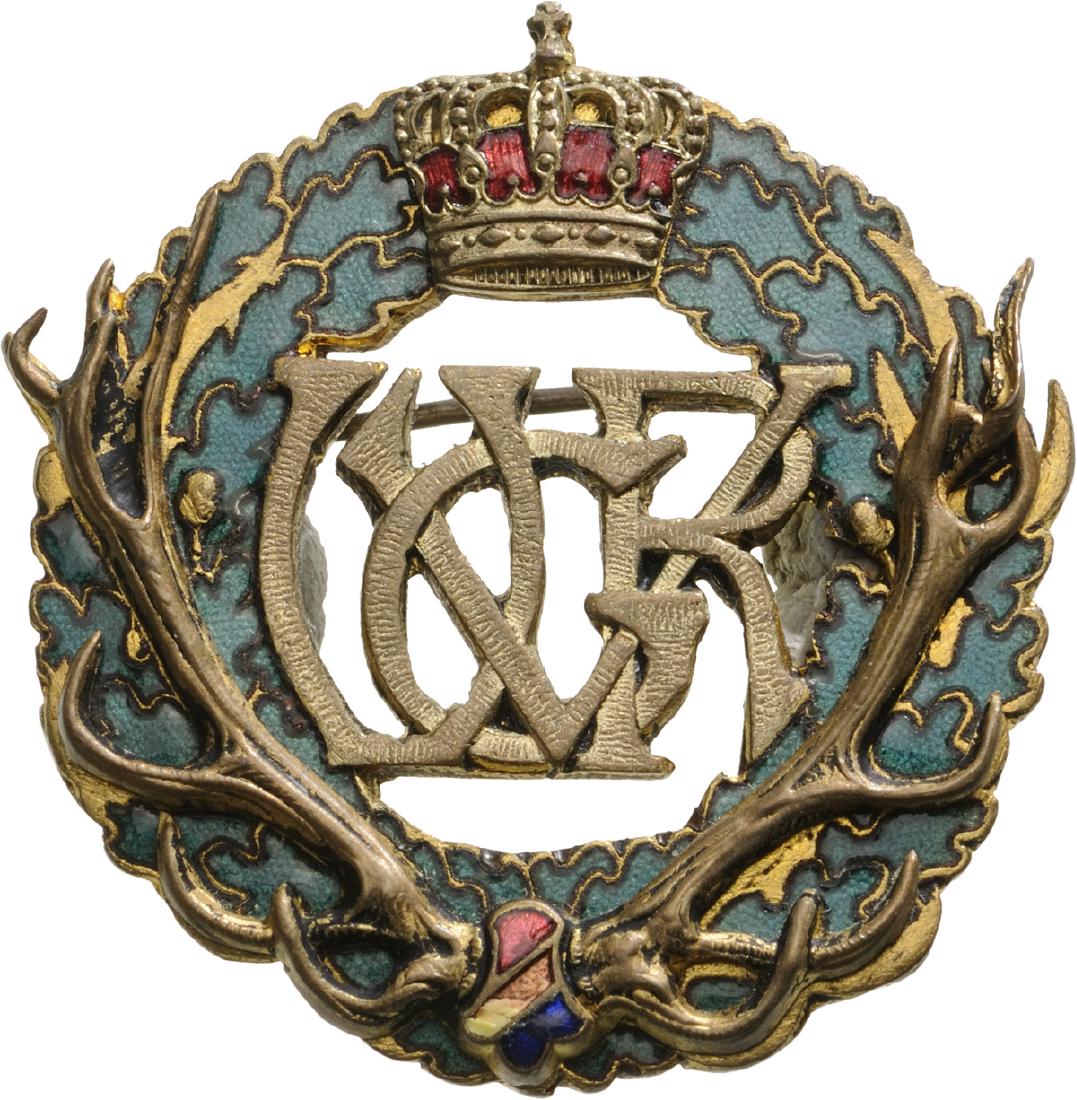 "General Union of Hunters of Romania Badge" (U.G.V.R.), (1 of 1)