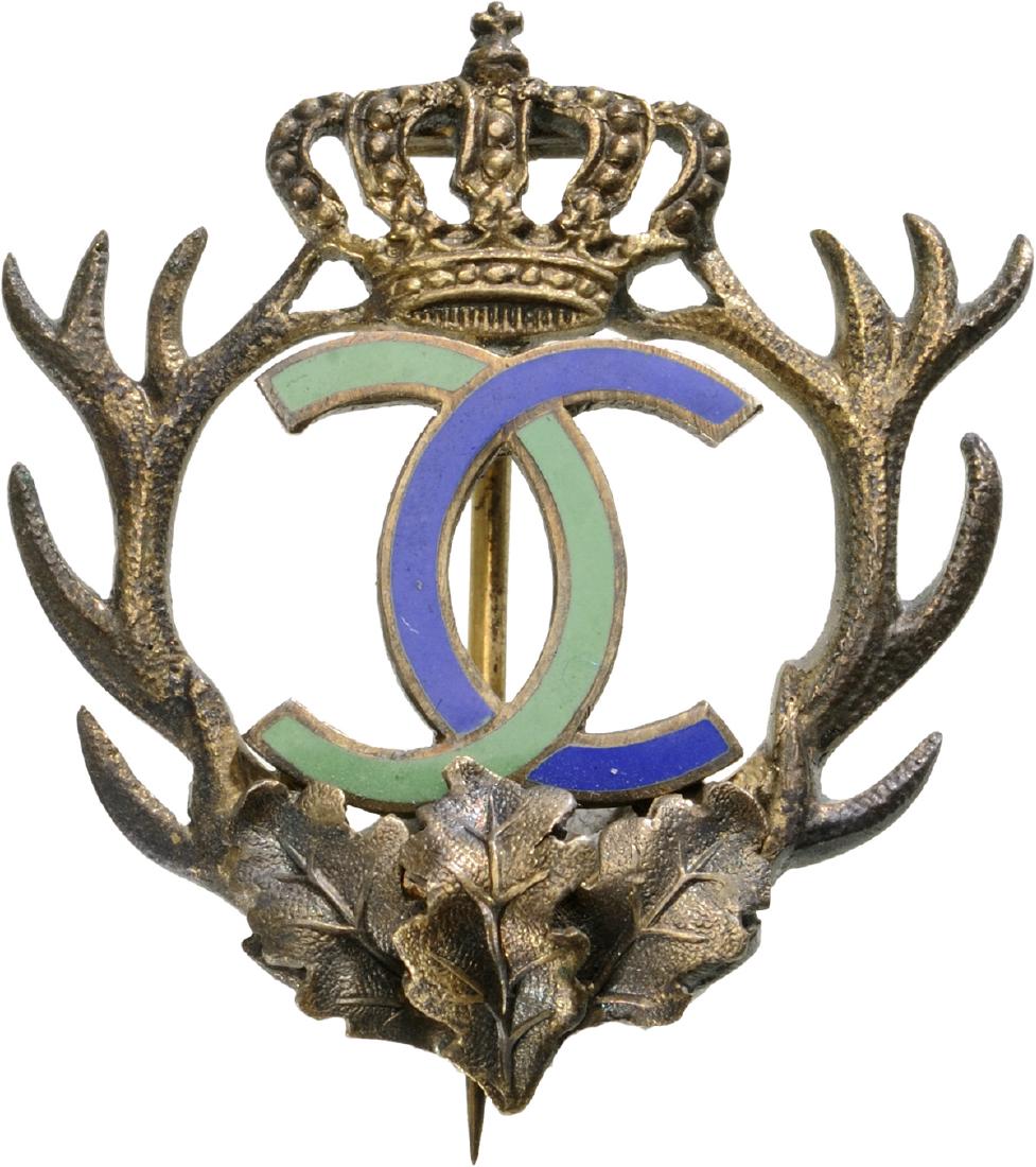 "Royal Hunting Club" Badge, King Carol II, 1930-1940 (1 of 1)