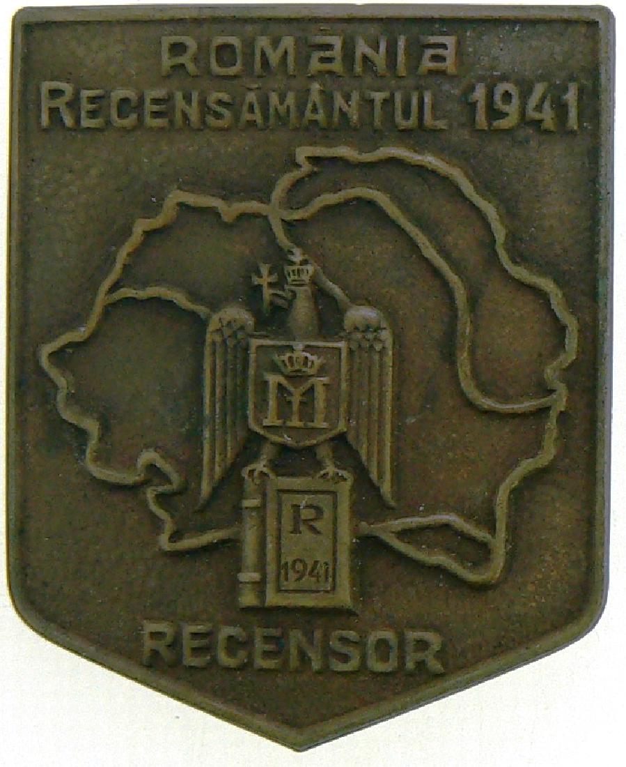 Census Representative Badge 1941 (1 of 1)