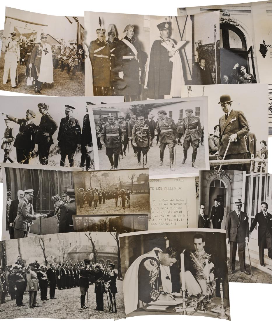Group of  28 Press Photos, of King Carol II and Mihai (1 of 1)
