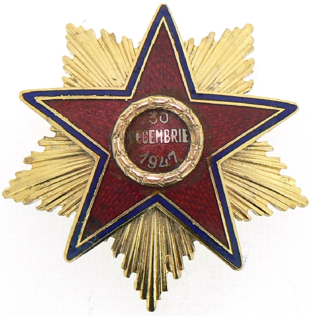 RPR - ORDER OF THE STAR OF ROMANIA, instituted in 1948 (1 of 1)