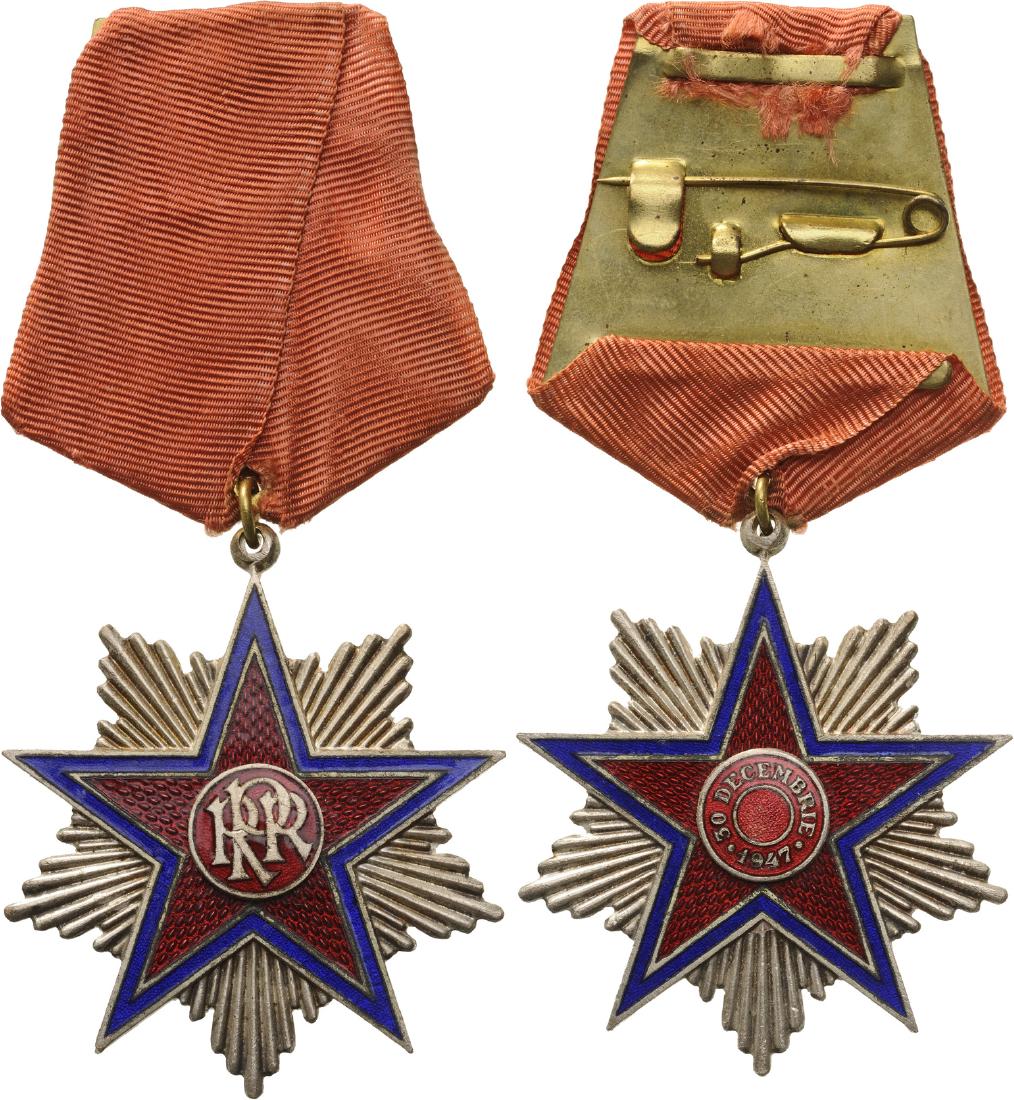 RPR - ORDER OF THE STAR OF ROMANIA, instituted in 1948 (1 of 2)
