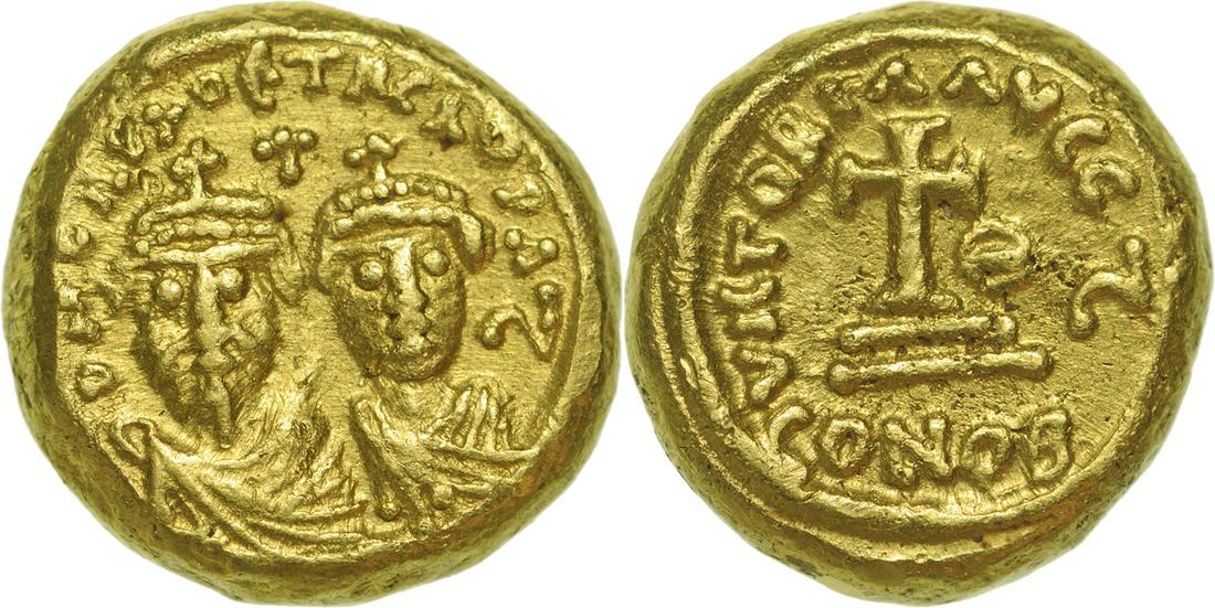 Heraclius, with Heraclius Constantine (610-641 AD), (1 of 1)