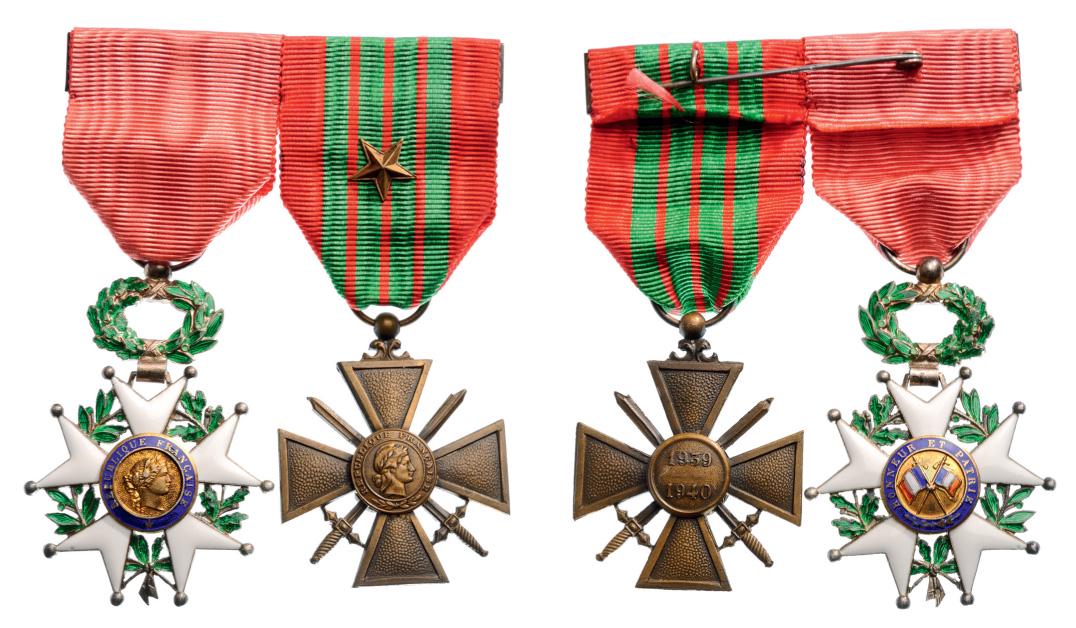 Medal Bar with 2 Decorations (1 of 1)
