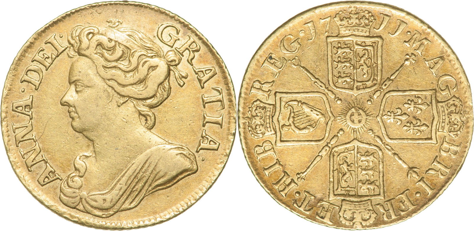 Anna (1702-1714), Guinea 1711 (1 of 1)