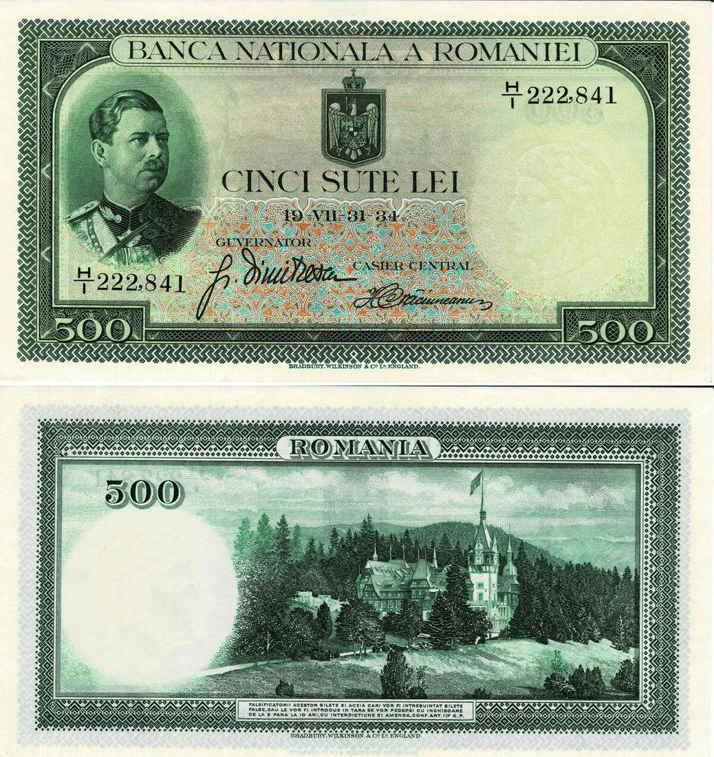 500 Lei (31.7.1934) (1 of 1)