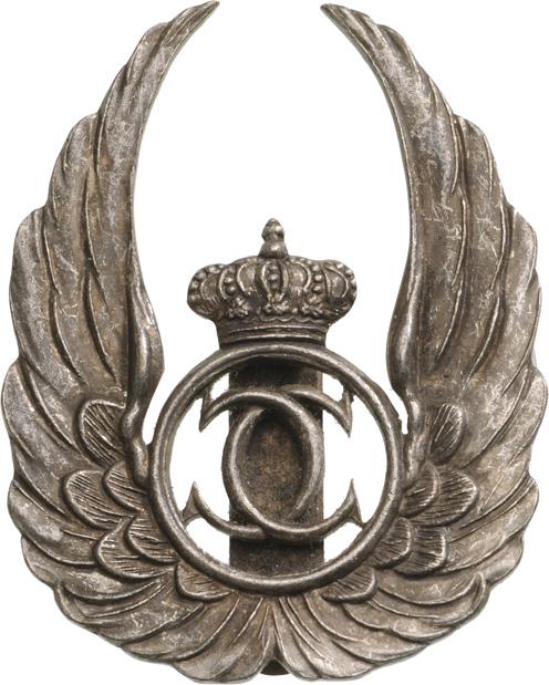 Observer Badge, King Carol II Model with a cut-out chip (1 of 1)