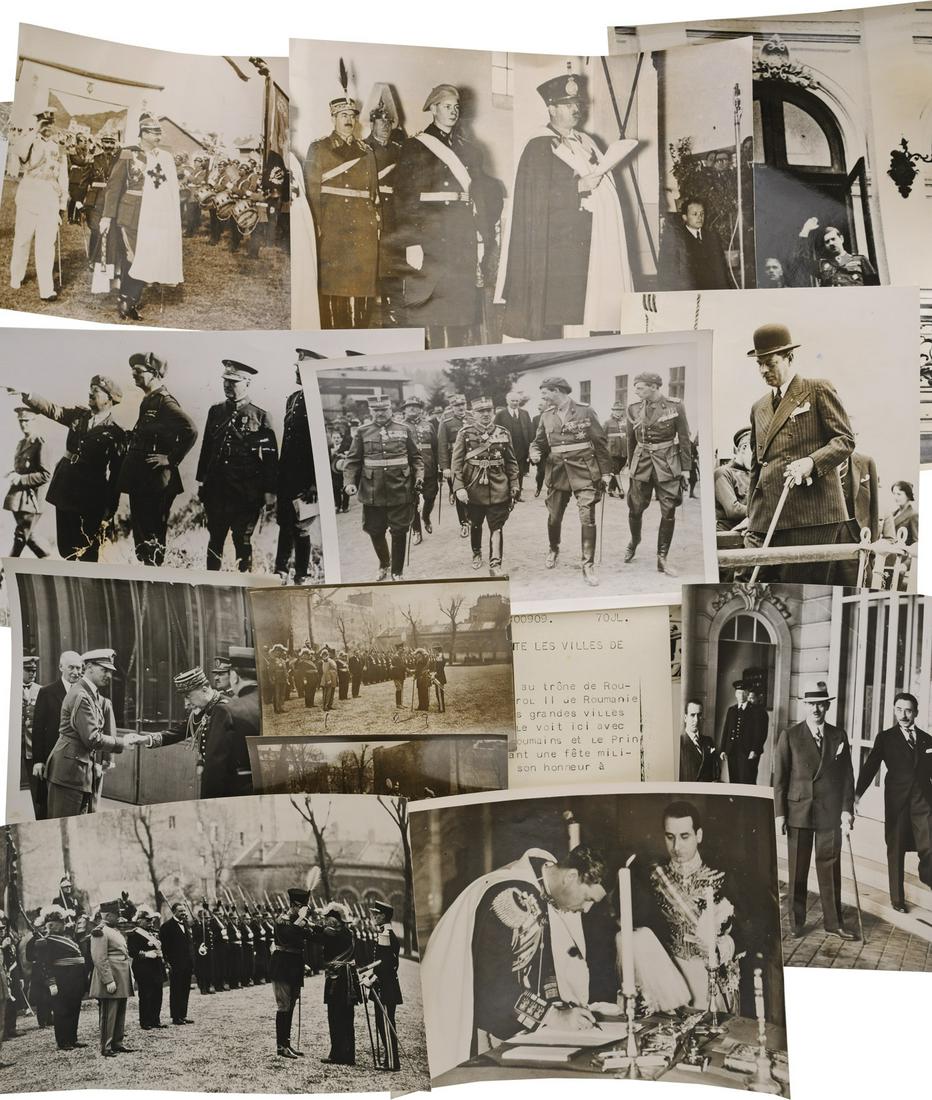 Group of  28 Press Photos, of King Carol II and Mihai (1 of 1)