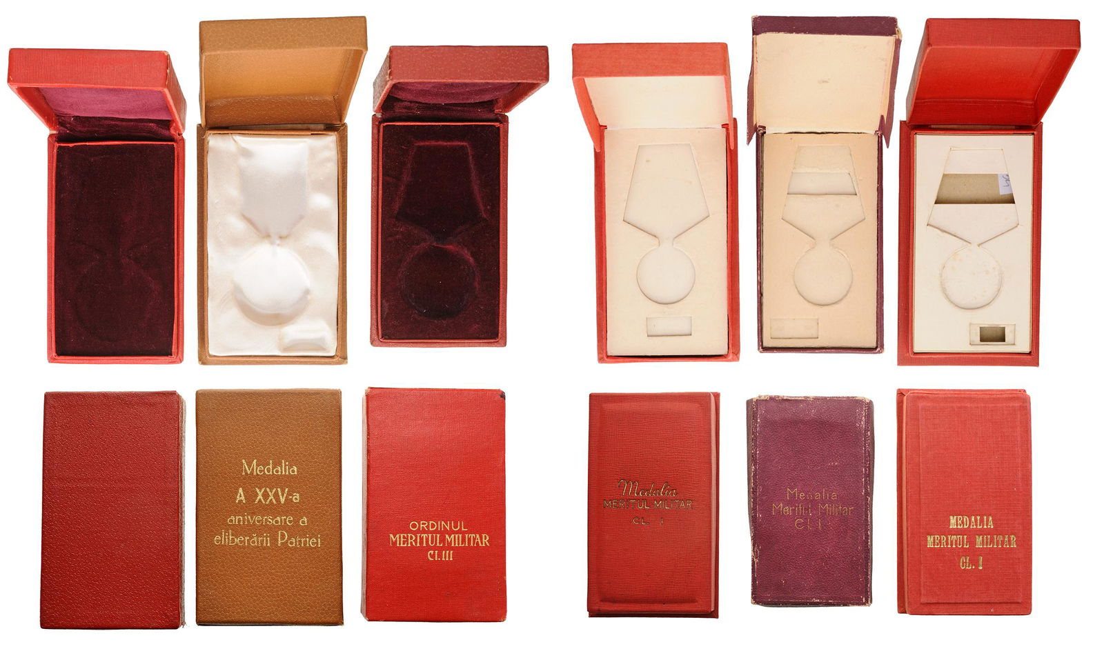 LOT OF 14 Medal Enveloppes and 6 Empty Boxes (1 of 2)