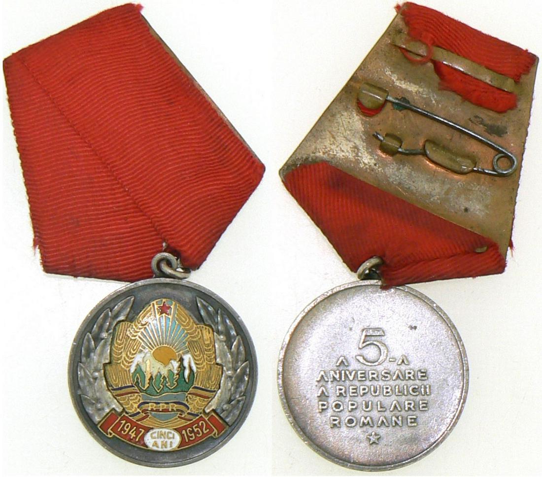 RPR - COMMEMORATIVE MEDAL OF THE 5th ANNIVERSARY OF THE (1 of 1)