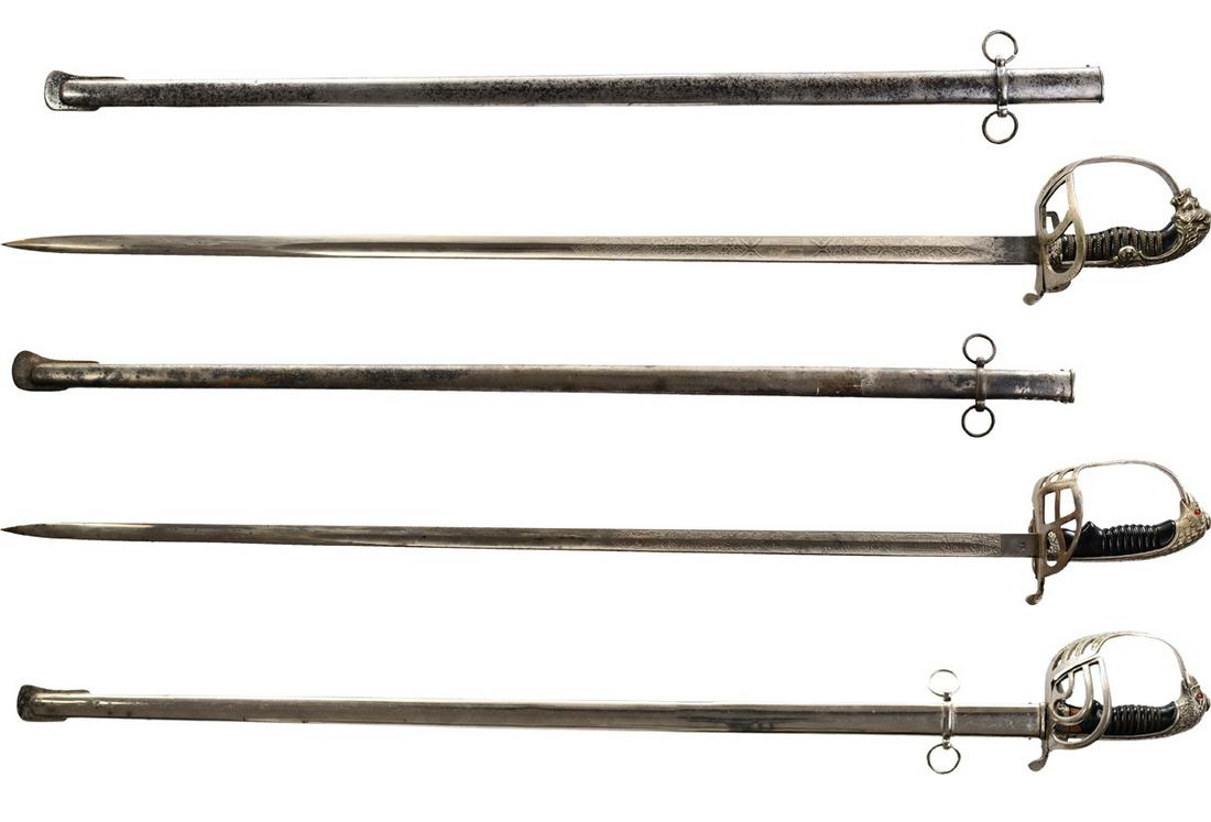 Lot of 2 Swords with scabbard, 1930- 1947 King Michael (1 of 1)