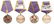 Lot of 2 Medal for Distinguished Labor, instituted in