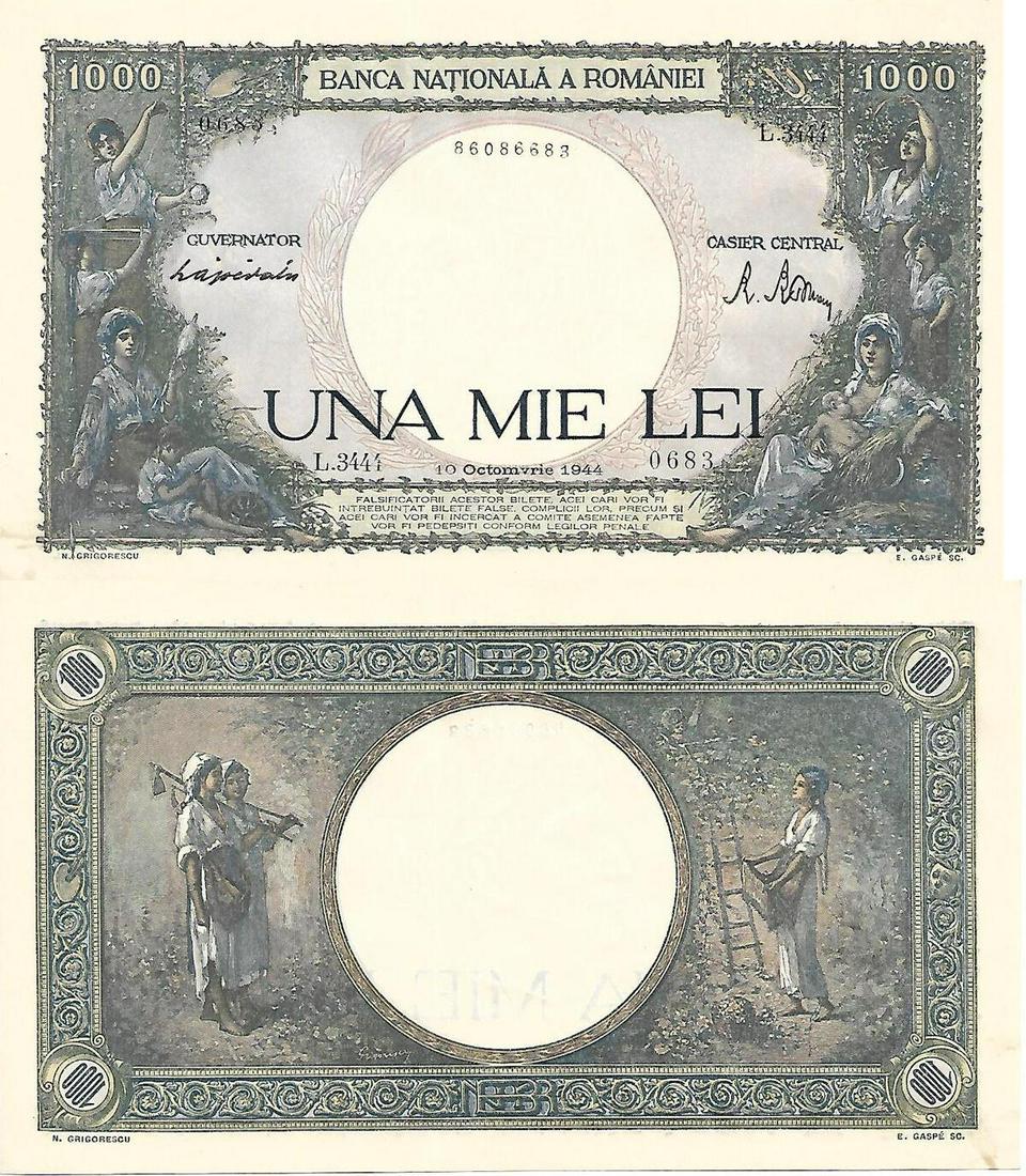 1000 Lei (10.9.1941 - 20.3.1945), dated 10th of October (1 of 1)