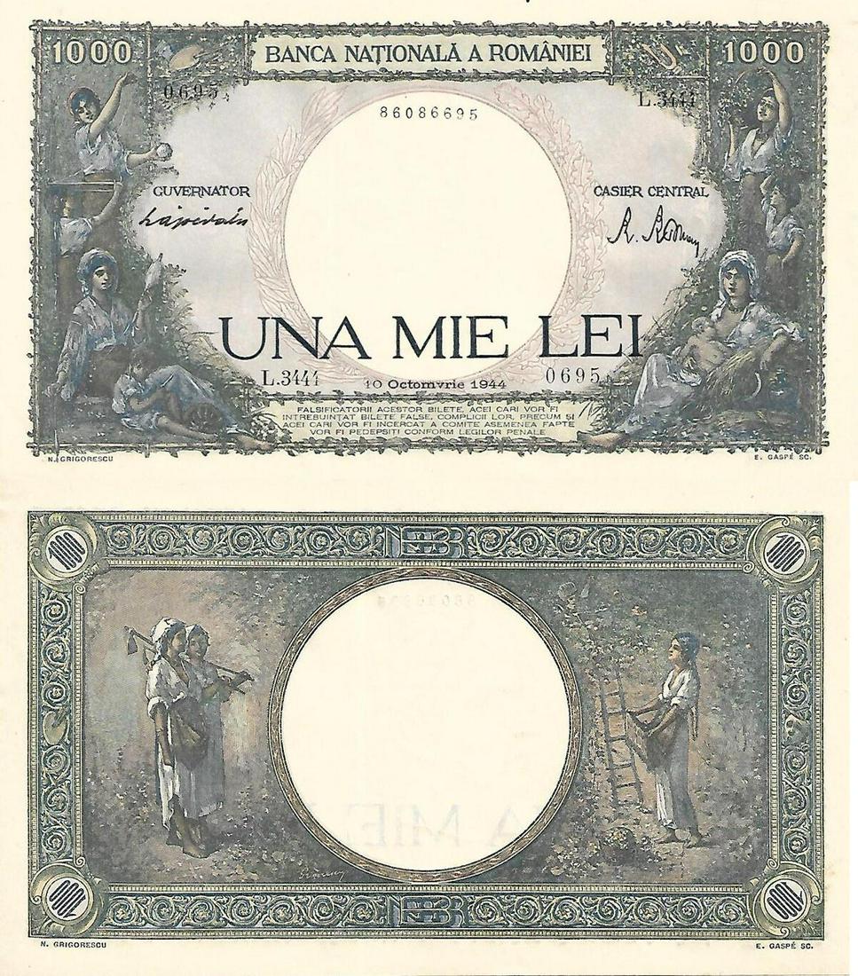 1000 Lei (10.9.1941 - 20.3.1945), dated 10th of October (1 of 1)