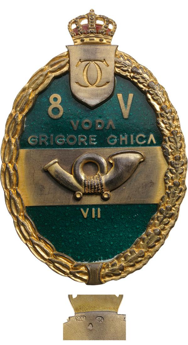 Badge of the 8th Riflemen Regiment -Voda Grigore Ghica (1 of 1)
