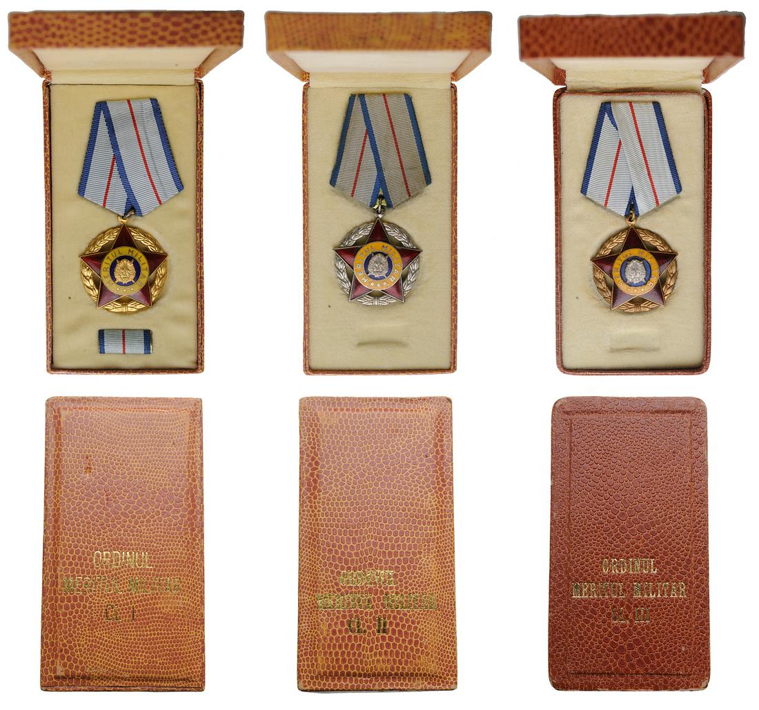 RSR - ORDER OF MILITARY MERIT, instituted in 1954 (1 of 2)
