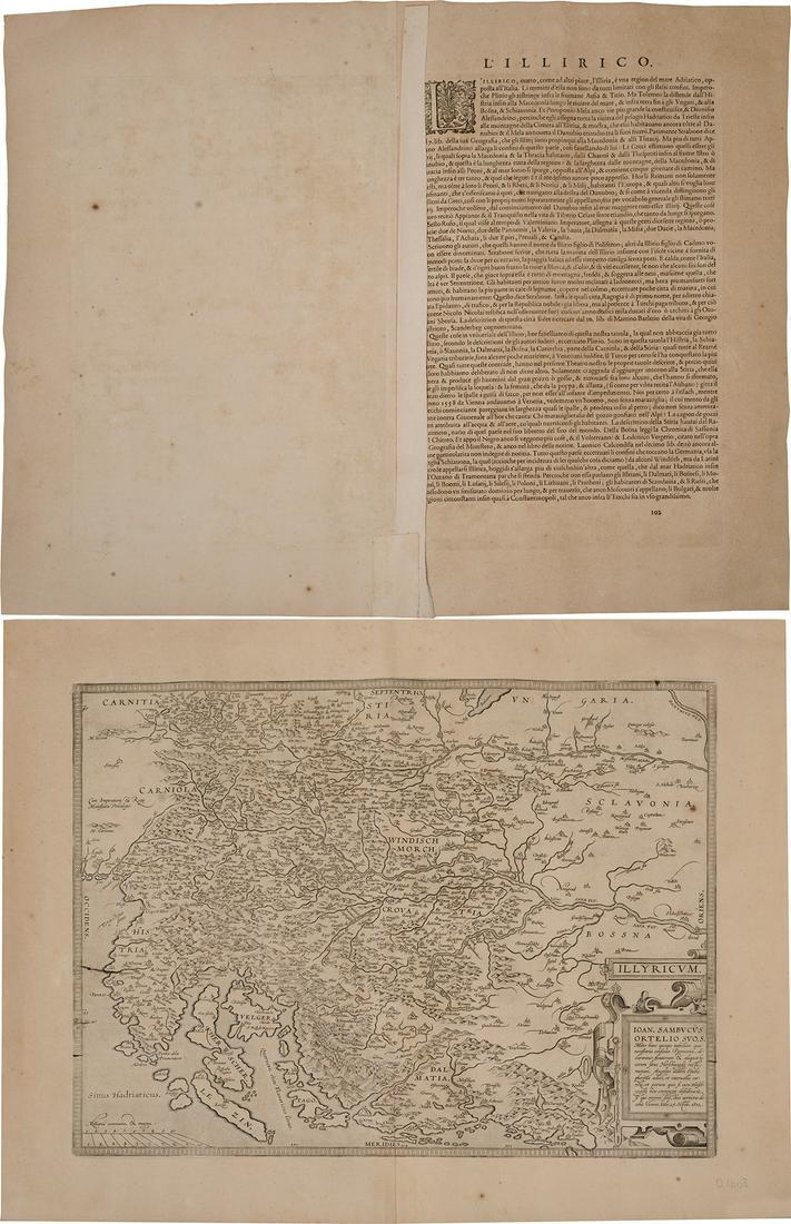 Christopher Plantin - Illyricum. Ioan. Sambucus Ortelio (1 of 1)