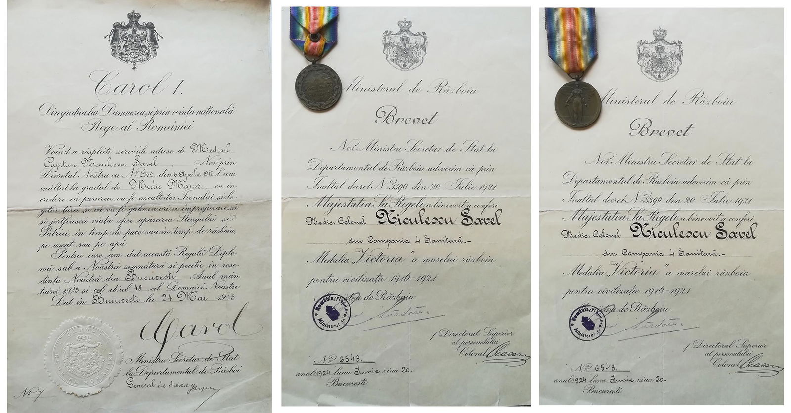 Personal Group of a Romanian Pharmacist Military (1 of 1)