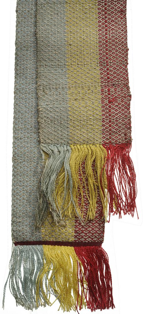 WW1 Romania Waist Belt, used in folk costumes: Dimensions:Â 190 cm without fringes and 8cm wide. Wool and silk, very good condition. Country: ROMANIA