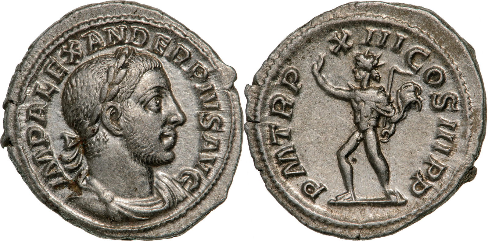 Severus Alexander (222-235AD), AR Denarius (3,3g) (1 of 1)