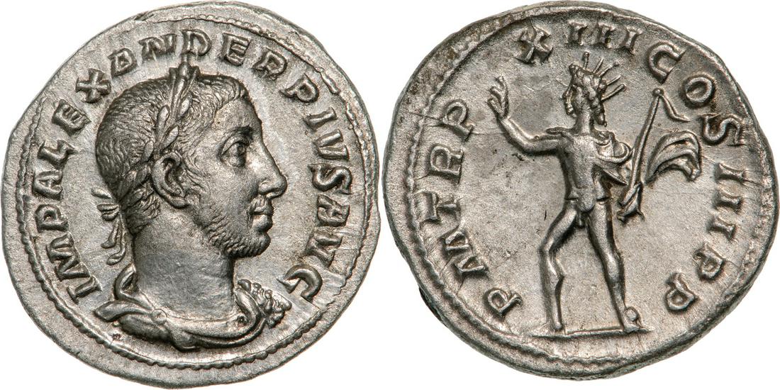 Severus Alexander (222-235AD), AR Denarius (3,0g) (1 of 1)