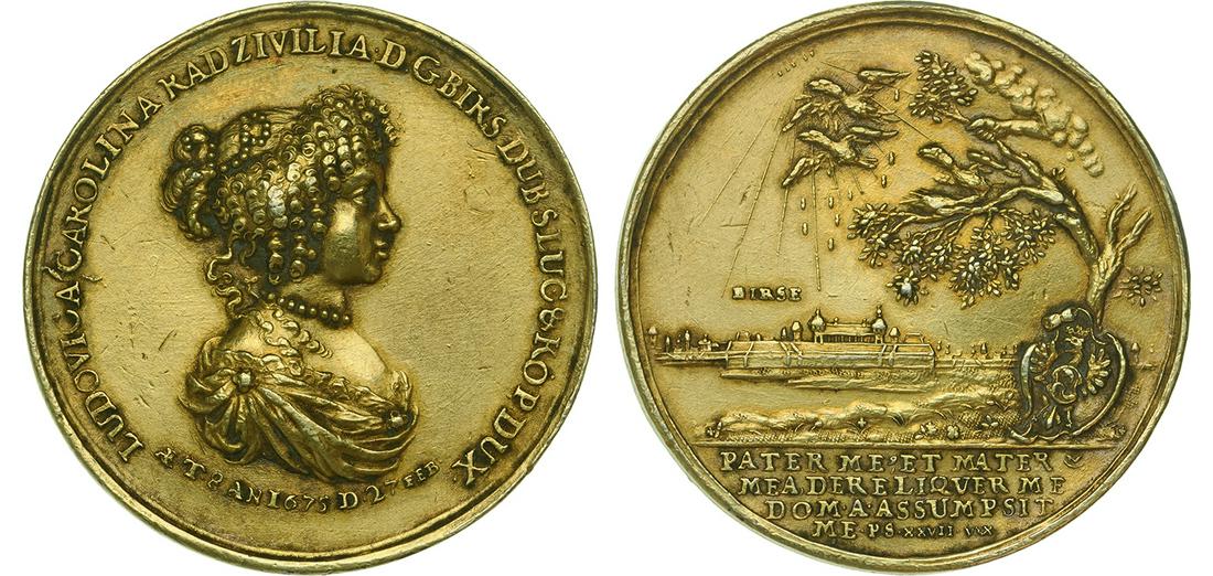 Ludovica Carolina Princess Radziwill, Medal, 1675, (1 of 1)